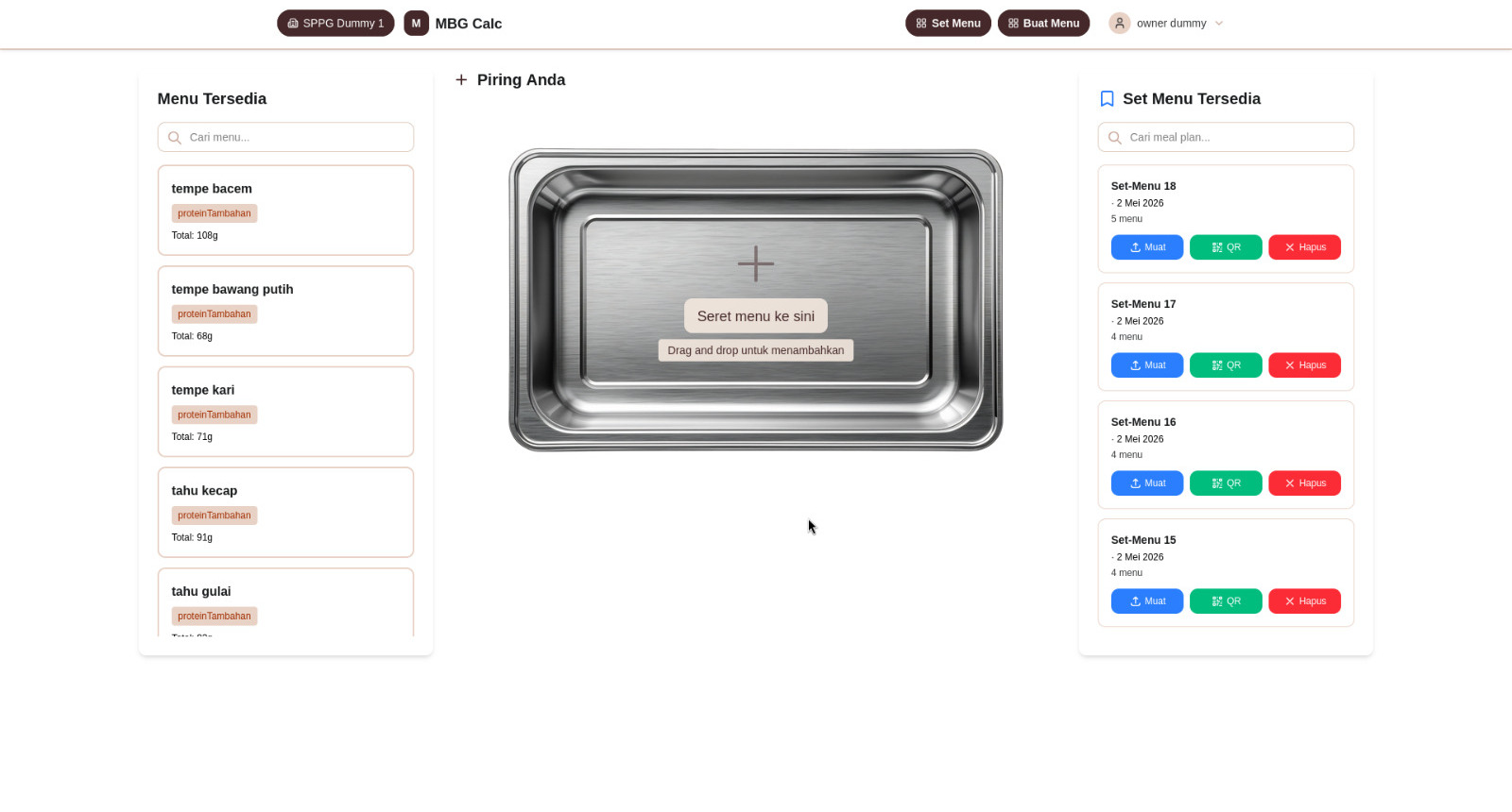 Nutrition Calculator
